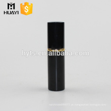 atacado luxo preto pulverizador garrafa perfume atomizador promocional de alumínio caneta de perfume